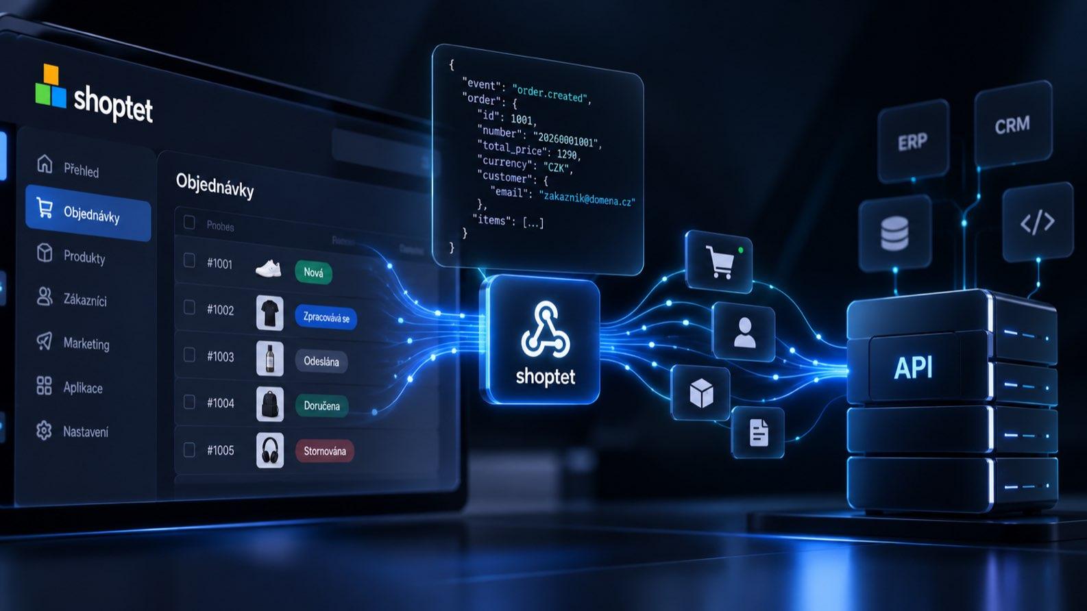 Shoptet posílá data přímo ve webhooku. Co to mění pro integrace